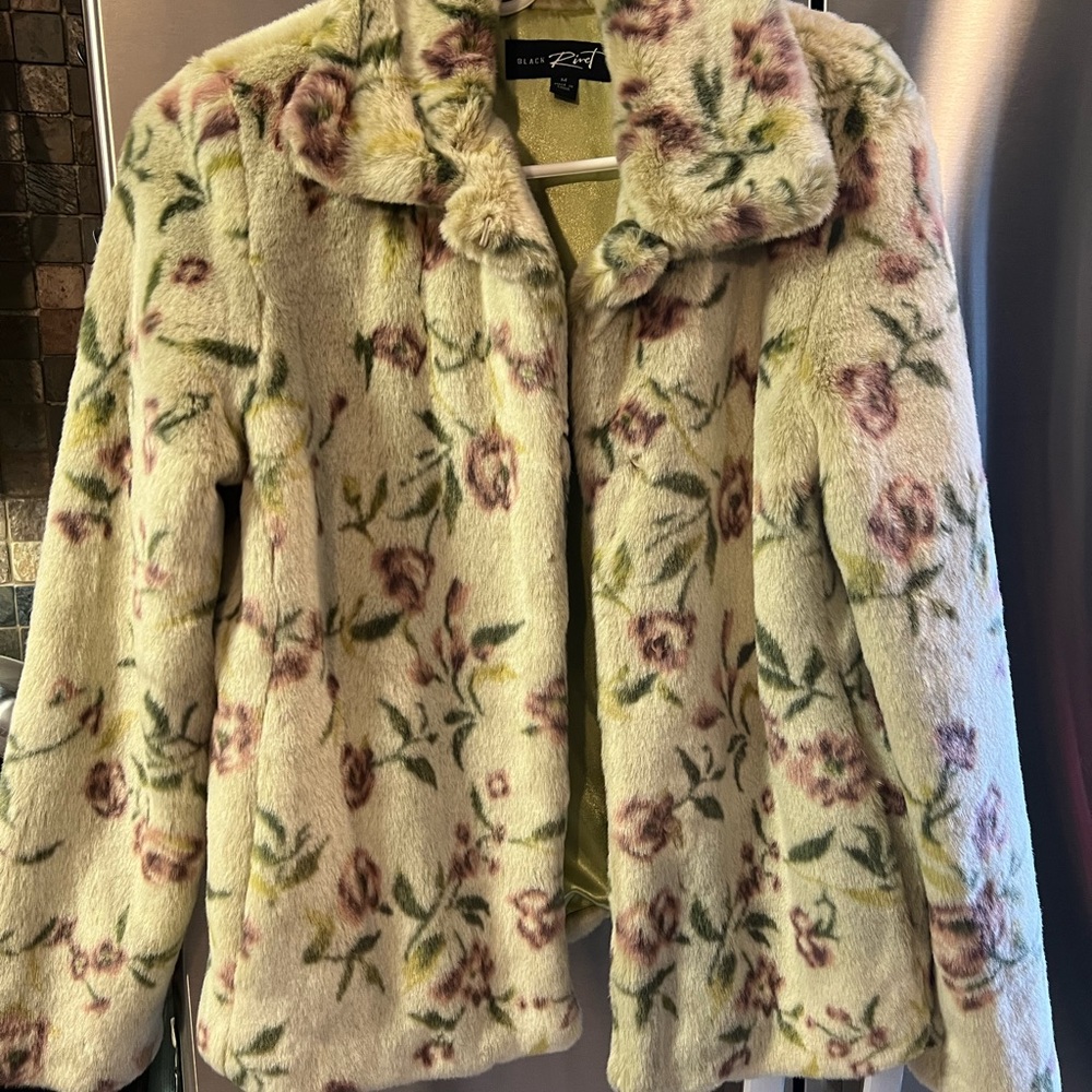 Faux fur coat